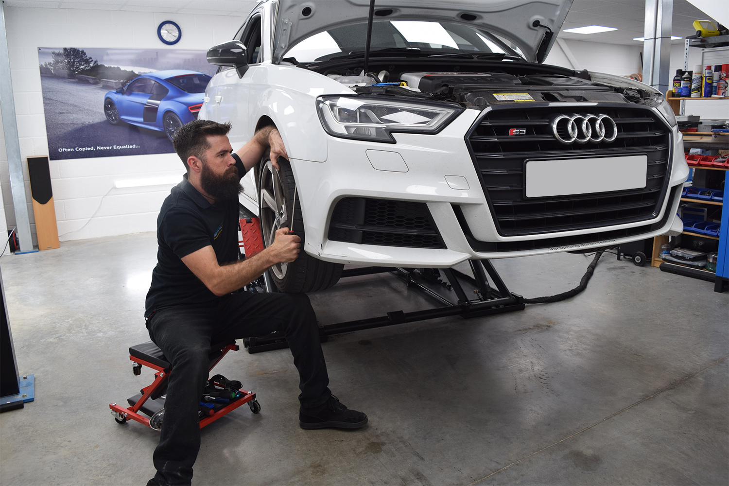 Audi S3 Front Bumper Remove