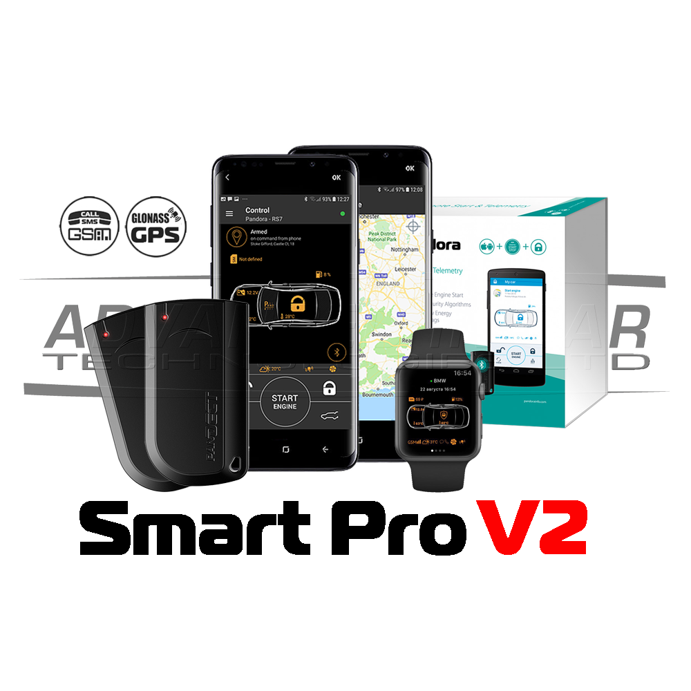 Pandora Smart Pro V2 - Car Alarm & Tracker