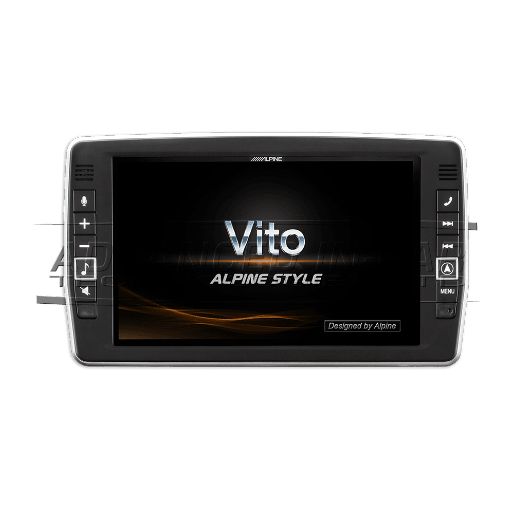 Alpine - X903D-V447 9” Touch Screen Navigation for Mercedes Vito (447),  compatible with Apple CarPlay and Android Auto