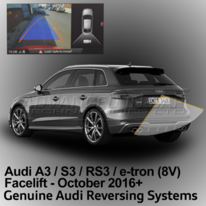 Audi A3 / S3 / RS3 8V 2016+ Facelift Reversing Camera Retrofit