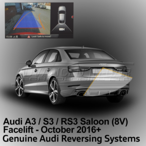 Audi A3 / S3 / RS3 Saloon 8V 2016+ Facelift Reversing Camera Retrofit