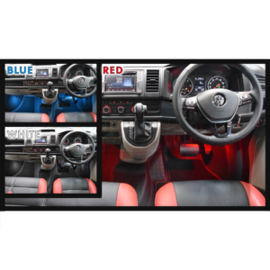 Volkswagen Footwell LED Light - Red, White & Blue