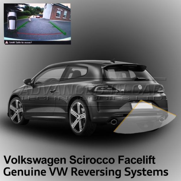Volkswagen Scirocco Facelift Reversing Camera Retrofit