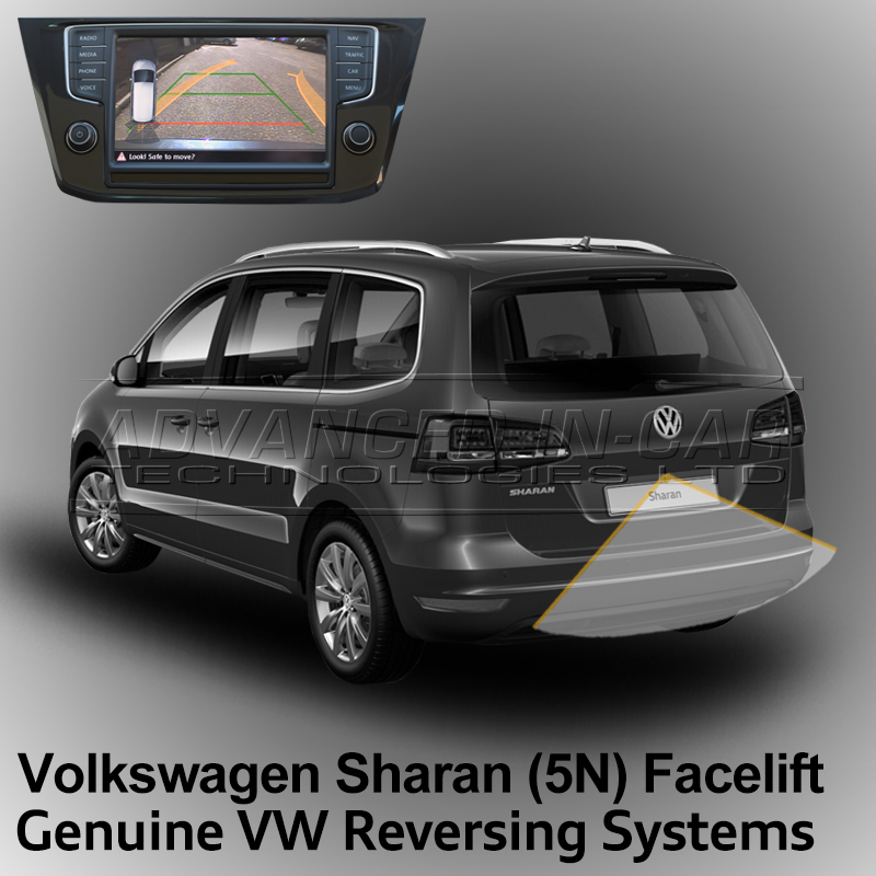 Volkswagen Sharan (5N) Facelift Reversing Camera Retrofit - Advanced In-Car  Technologies
