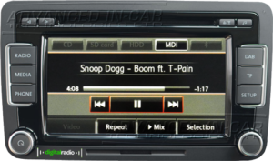 Volkswagen RCD 510 - MDI / iPod Display (Optional Extra)