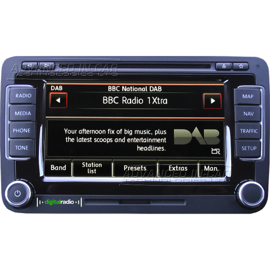 Volkswagen RNS 510 DAB Navigation - Digital Radio