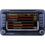 Volkswagen RNS 510 DAB Navigation – Digital Radio Station List