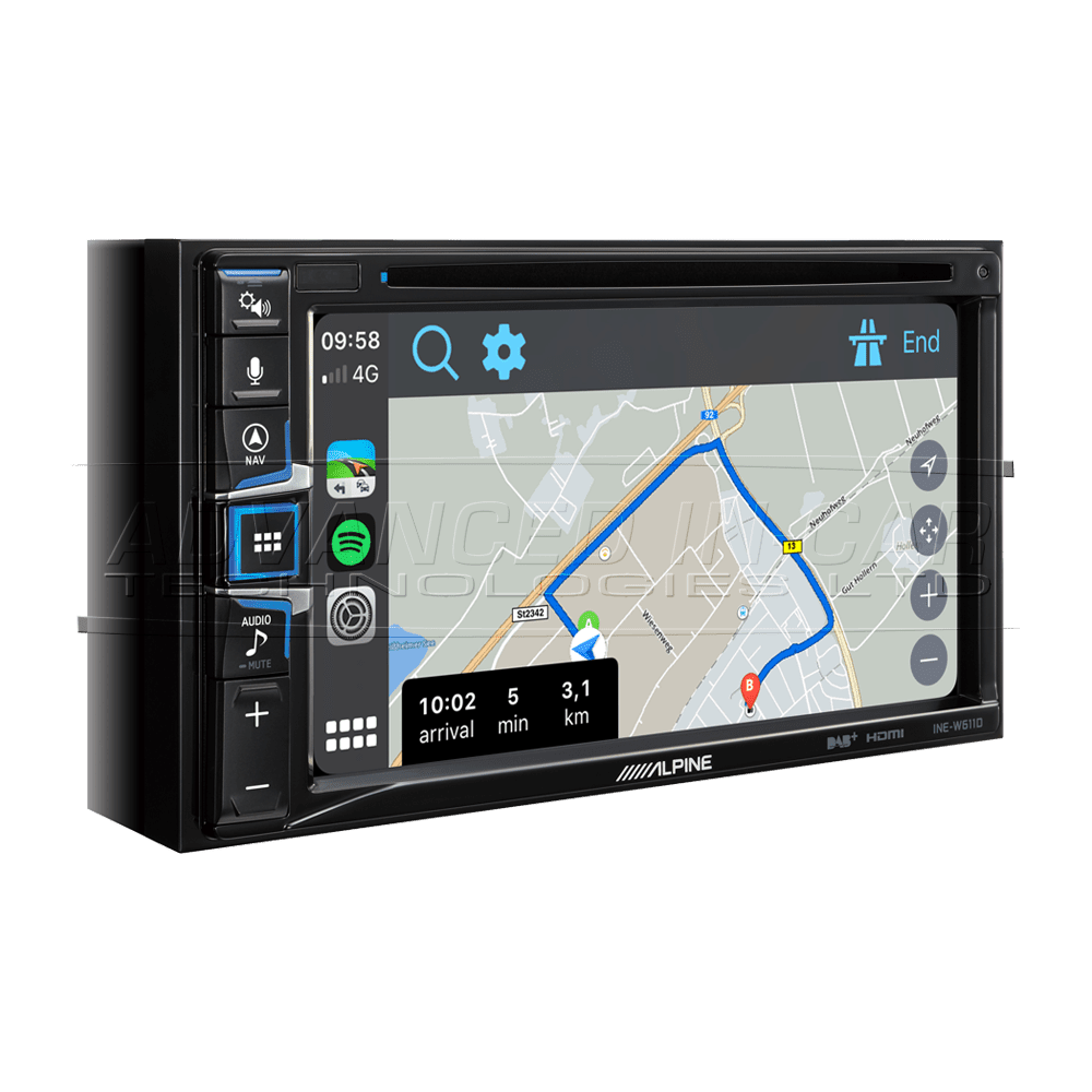 Alpine INE-W611D Autoradio 6,5 2 DIN TomTom Apple CarPlay Android Auto DAB  - Tech Solution