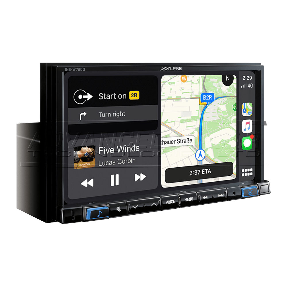  ALPINE INE-W611D Car Radio Multimedia Colour Black 2 DIN :  Electronics