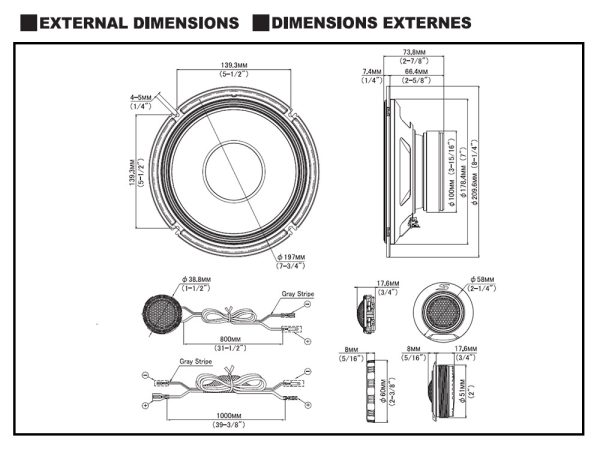 S2-S80C_S-Series-20cm-8-inch-Component-2-Way-Speakers-External-Dimensions