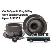 VW T6 Specific Plug & Play Front Speaker Upgrade – Alpine R-S65C.2-T6R