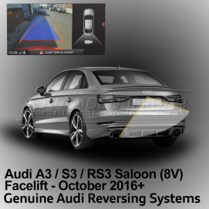 Audi A3 / S3 / RS3 (8V) Saloon Reversing Camera Retrofit