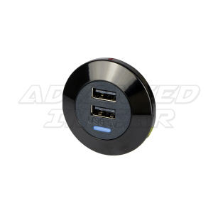 Dual Front Fitting 5V (3A) USB Charger Kit