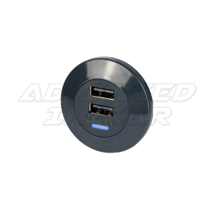 Dual Front Fitting 5V (3A) USB Charger Kit