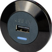 Single Front Fitting 5V (2.1A) USB Charger Kit