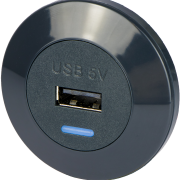 Single Front Fitting 5V (2.1A) USB Charger Kit