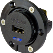Single Front Fitting 5V (2.1A) USB Charger Kit