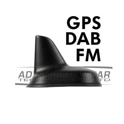 SharkFin Antenna – GPS / Digital Radio (DAB / DAB+) / FM