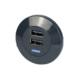 Dual Front Fitting 5V (3A) USB Charger Kit