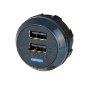 Dual Rear Fitting 5V (3A) USB Charger Kit