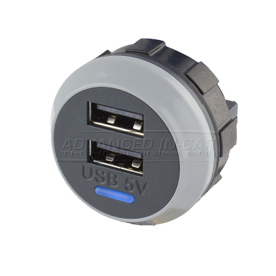 Dual Rear Fitting 5V (3A) USB Charger Kit