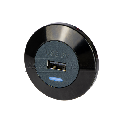 Single Front Fitting 5V (2.1A) USB Charger Kit