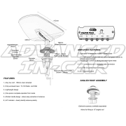 Vision Plus Status 570 Directional Motorhome Antenna