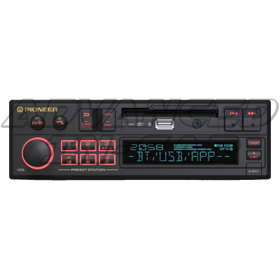 Pioneer SXT-C10PS Retro Style Single Din Audio Receiver
