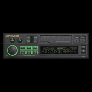 Pioneer SXT-C10PS Retro Style Single Din Audio Receiver