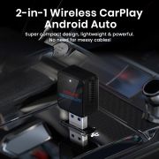 AIC Wired to Wireless Apple CarPlay & Android Auto Adapter