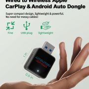 AIC Wired to Wireless Apple CarPlay & Android Auto Adapter