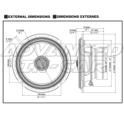 Alpine S2-S65 S-Series 16,5cm (6.5”) Coaxial 2-Way Speakers